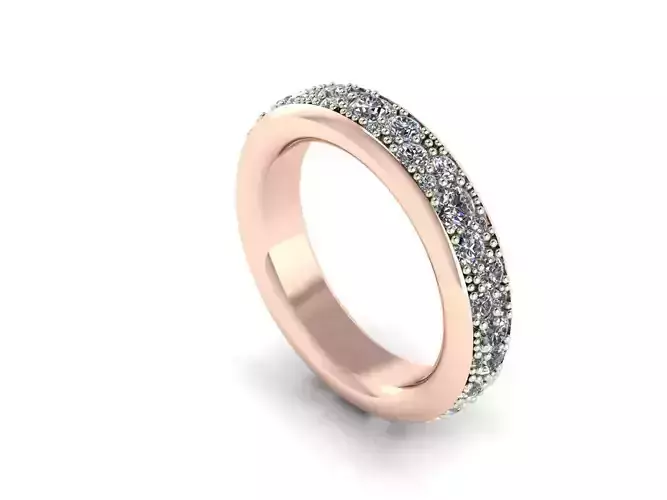 Jewel Diamond Ring Two Color