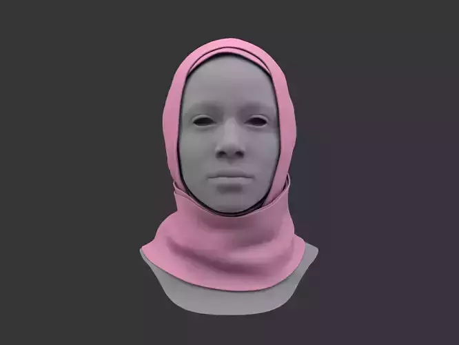 Hijab traditional headscarf for women Marvelous Designer