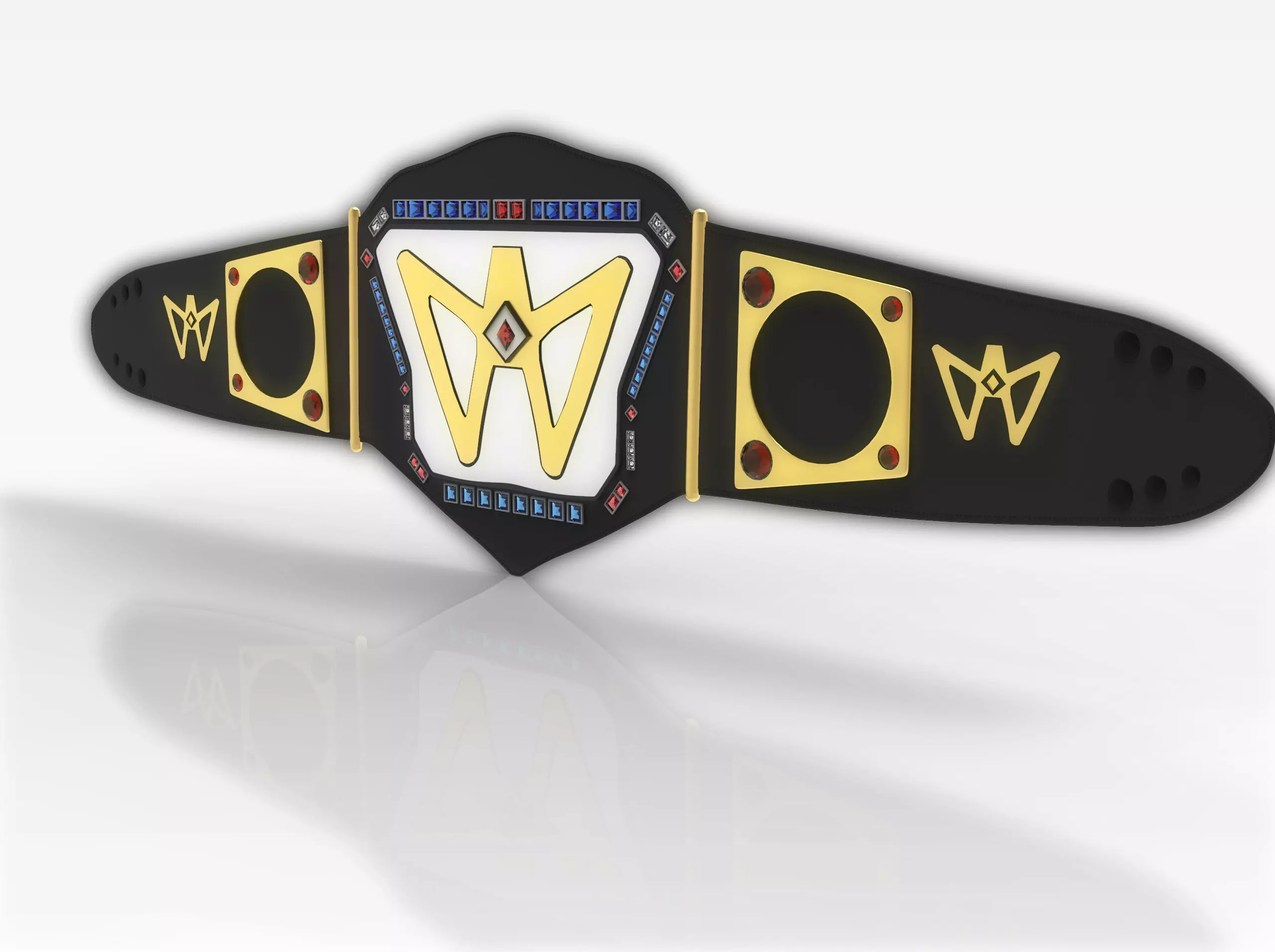 WWE wrestling belt 3d model 3D model