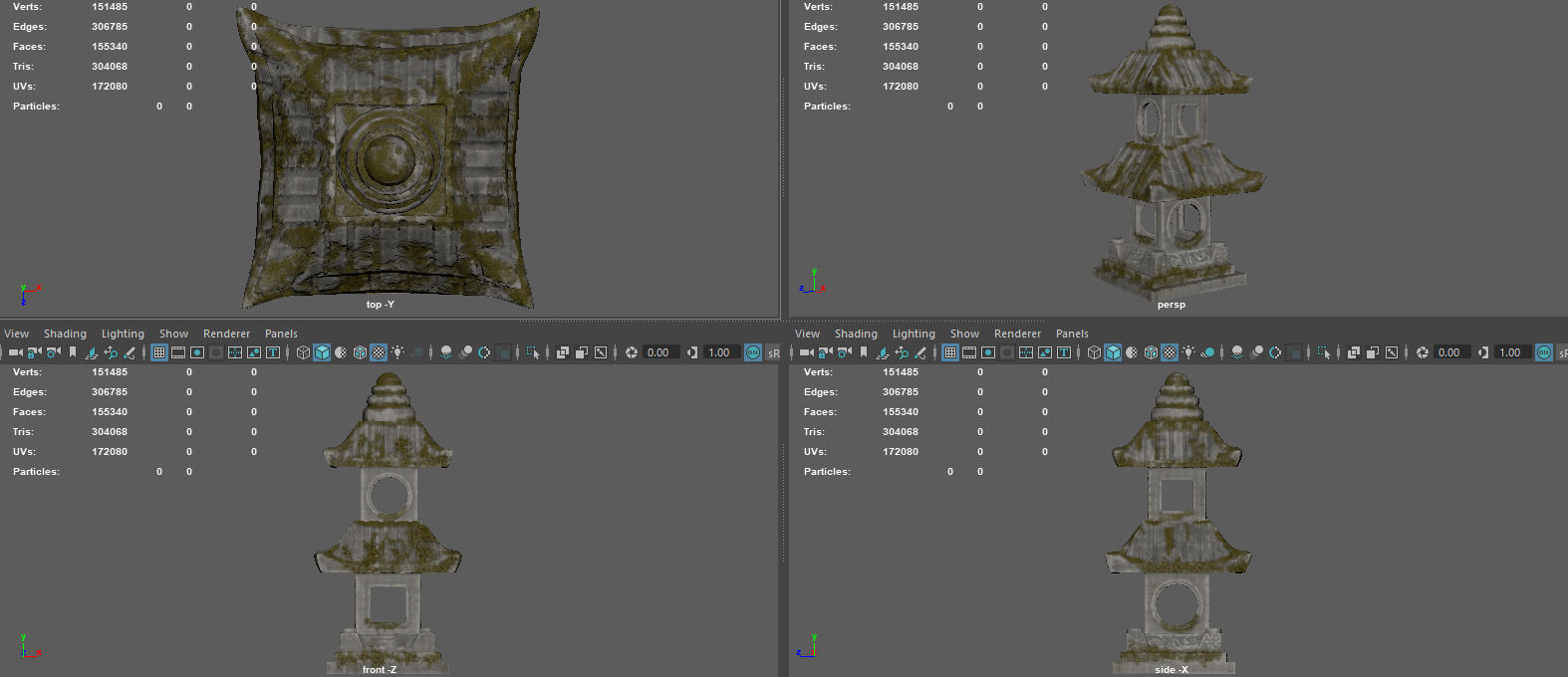 THAILAND GARDEN LAMP 3D model_10