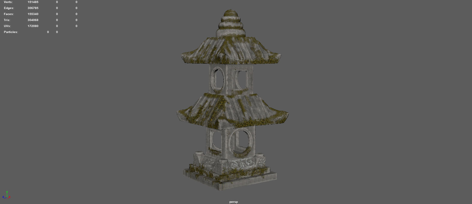 THAILAND GARDEN LAMP 3D model_7