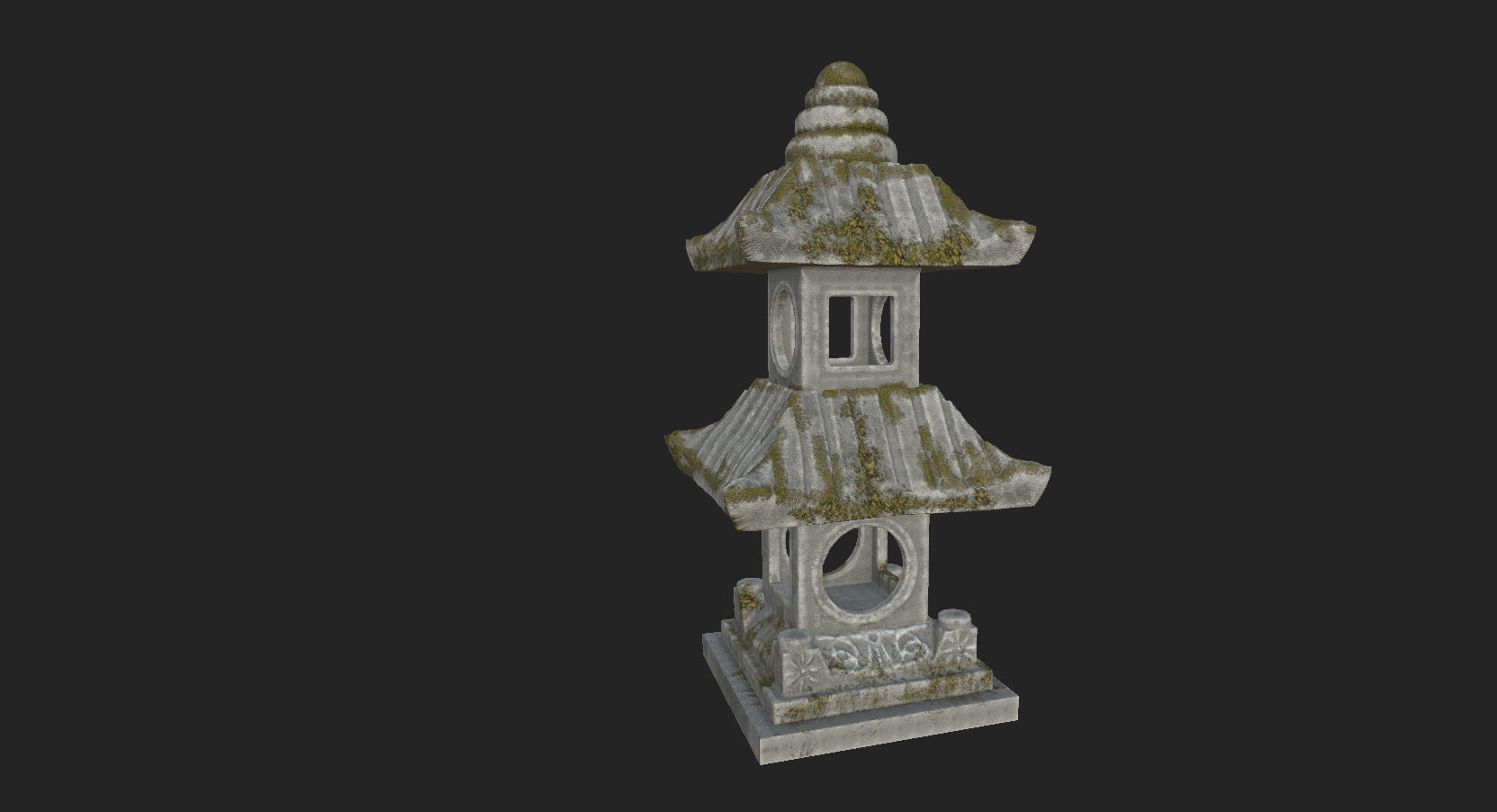 THAILAND GARDEN LAMP 3D model_2