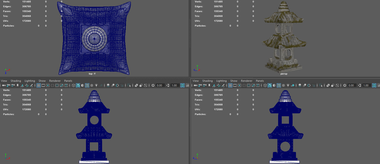 THAILAND GARDEN LAMP 3D model_12