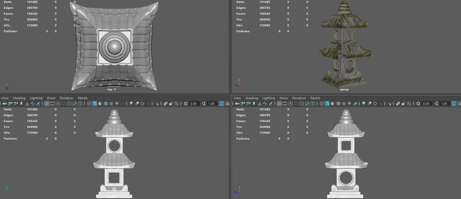 THAILAND GARDEN LAMP 3D model_11