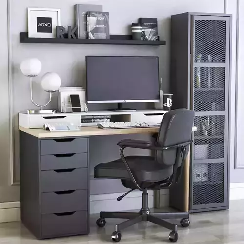 Office workplace 36 3D model