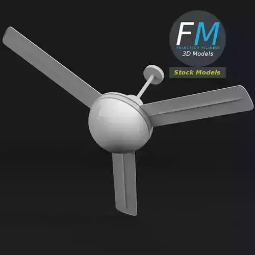 Ceiling fan 1 3D model