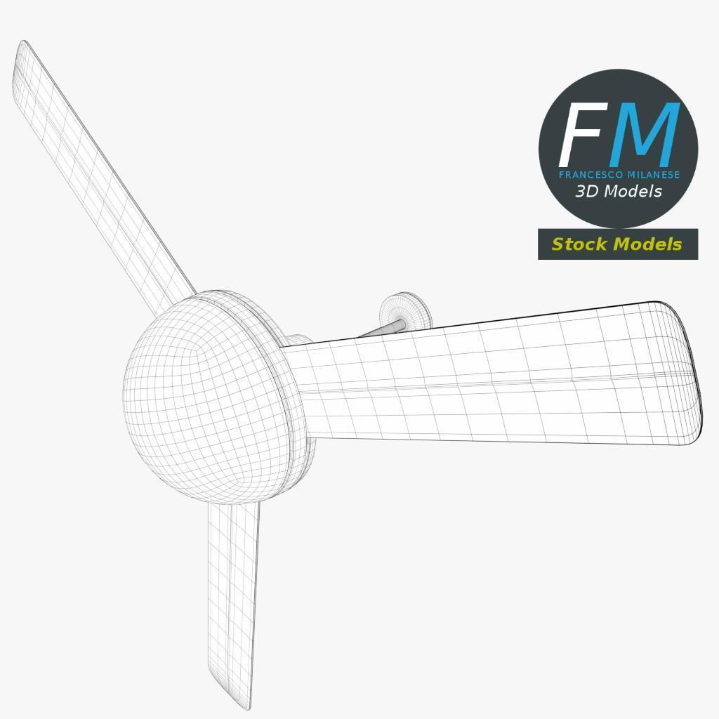 Ceiling fan 1 3D model_8