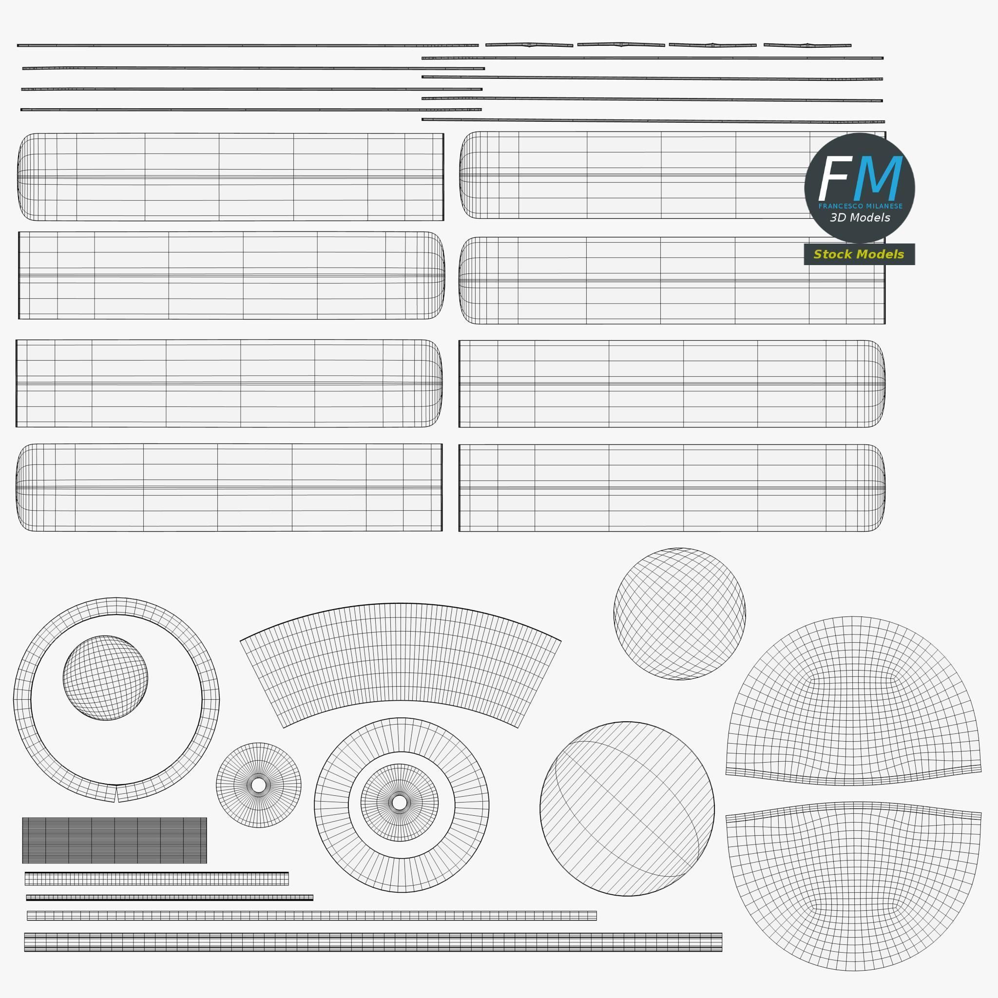 Ceiling fan 2 3D model_11