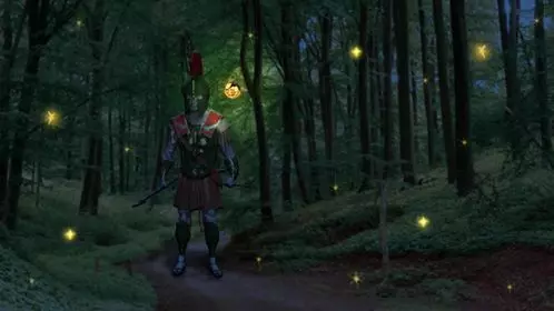 Spartan game ready mid poly rigid character Low-poly 3D model_0