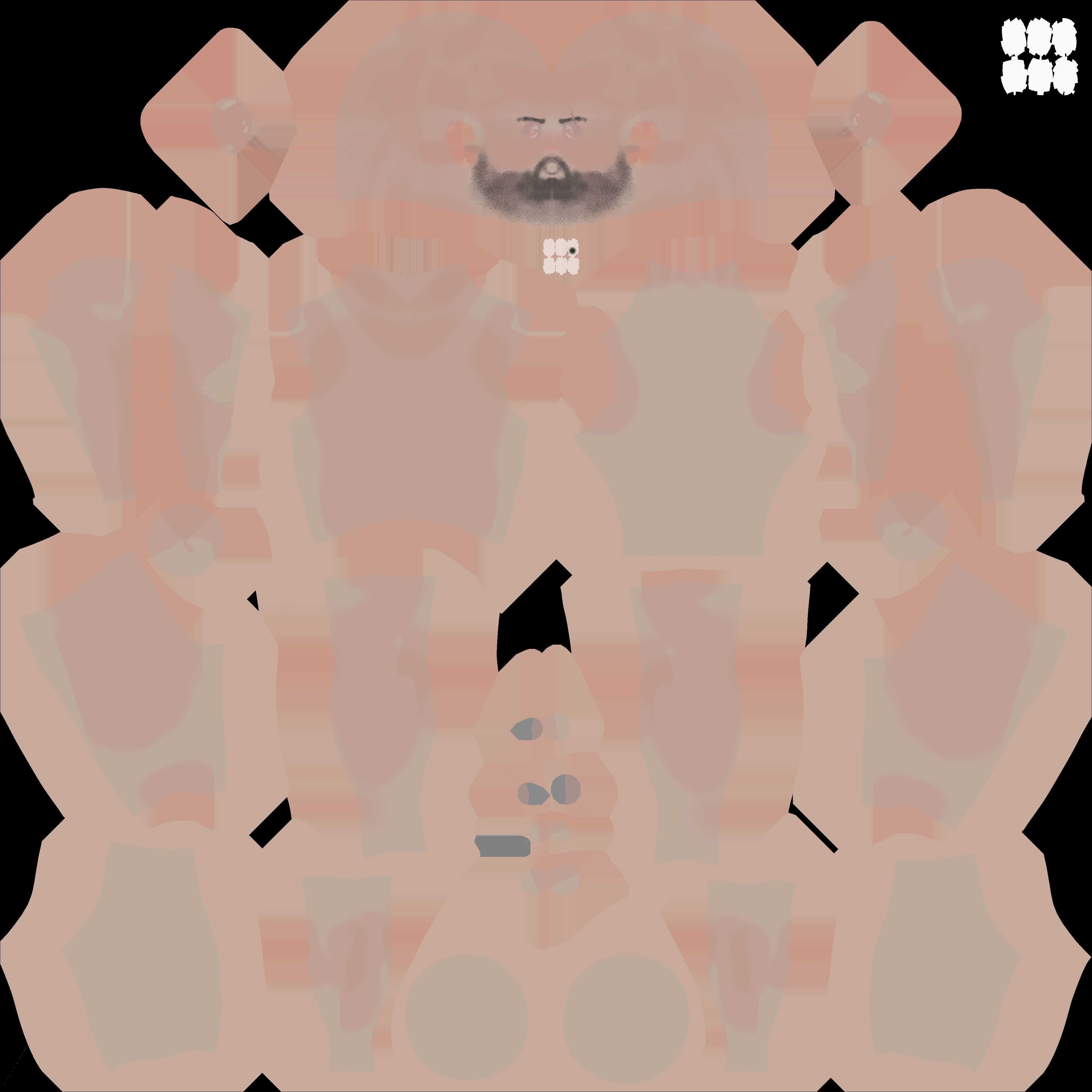 Spartan game ready mid poly rigid character Low-poly 3D model_9