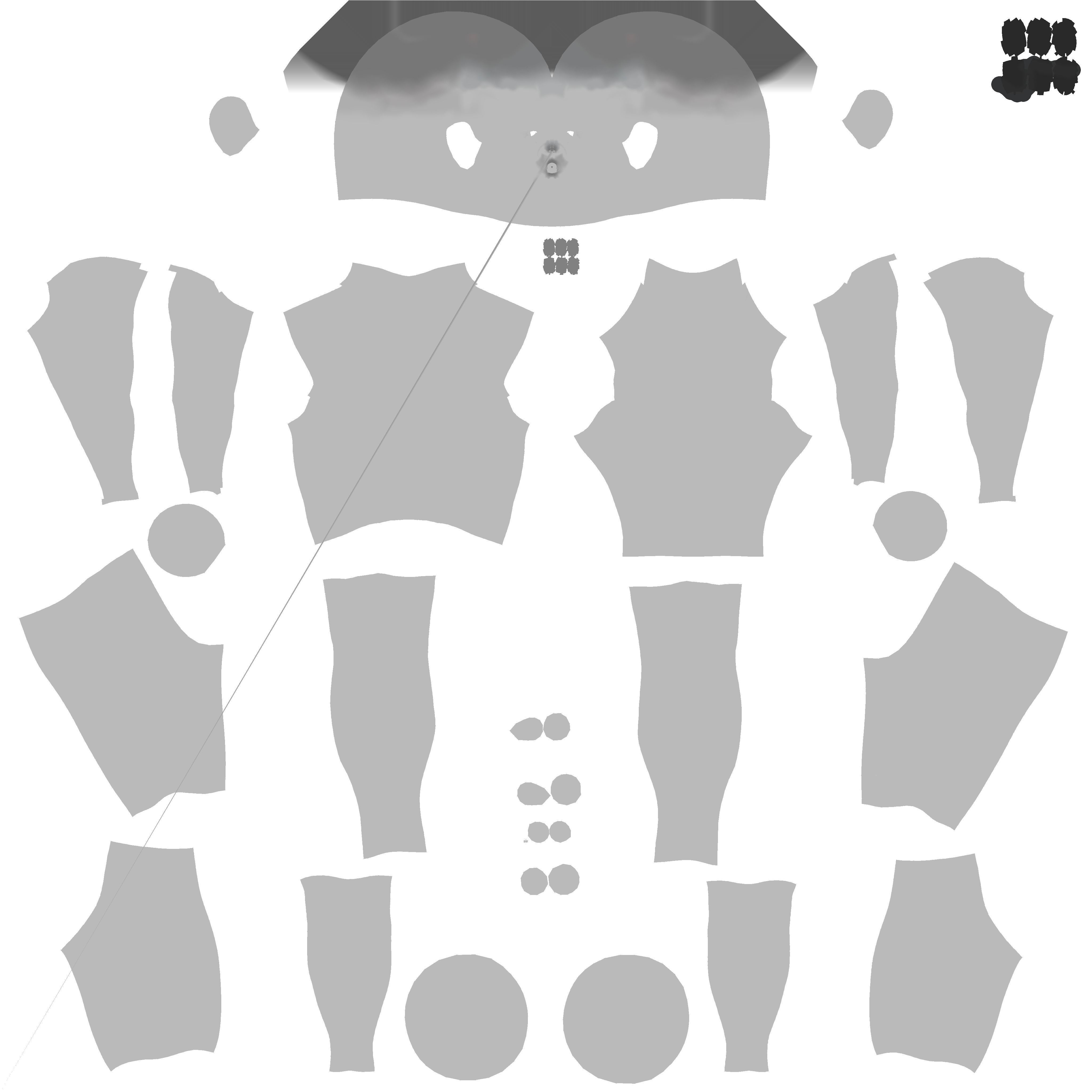 Spartan game ready mid poly rigid character Low-poly 3D model_7