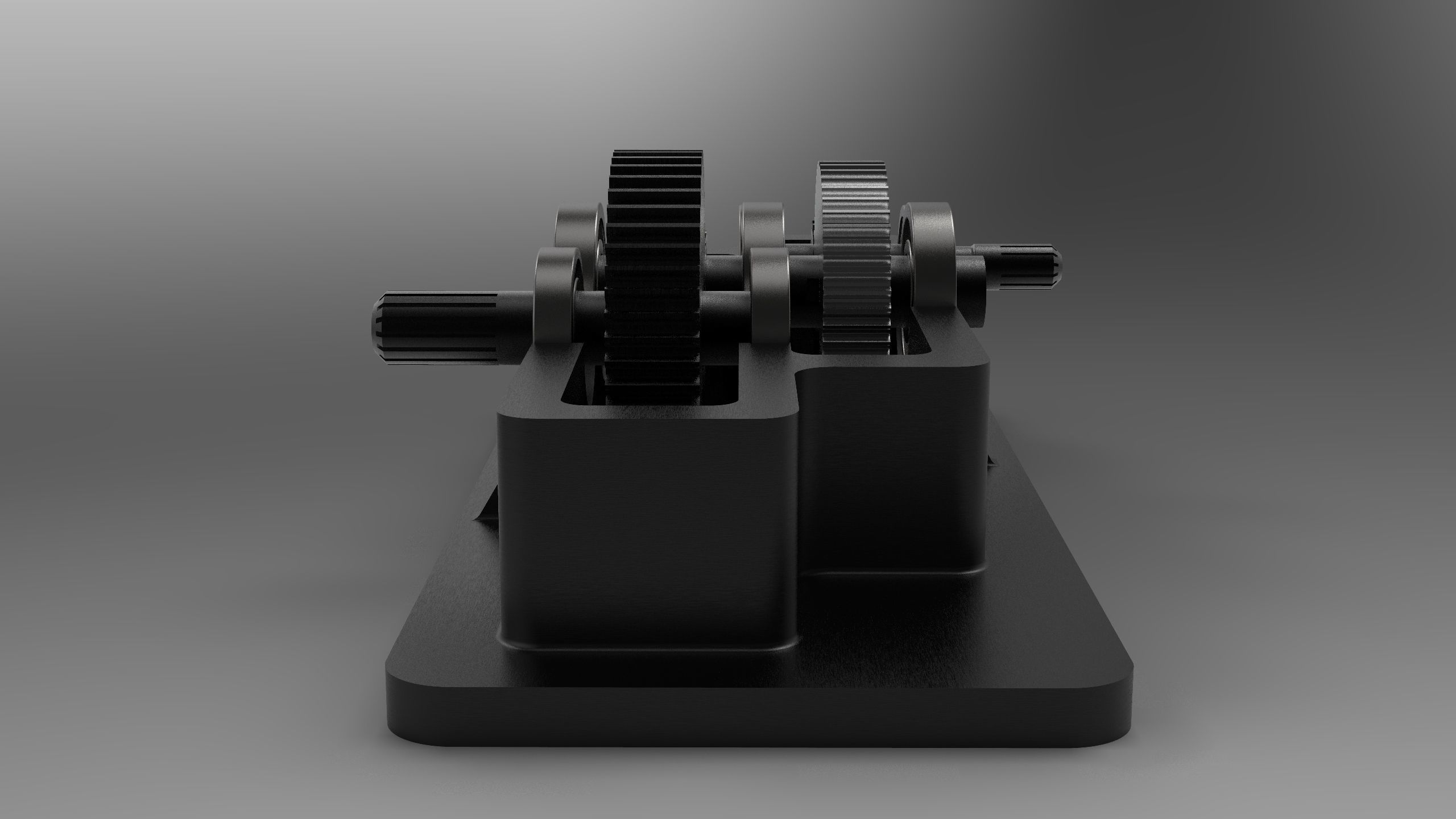 Reduction GearBox 3D model_1