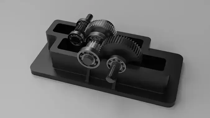 Reduction GearBox 3D model