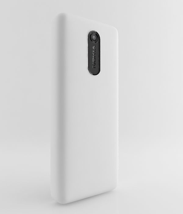 Nokia 108 Dual SIM White 3D model_6