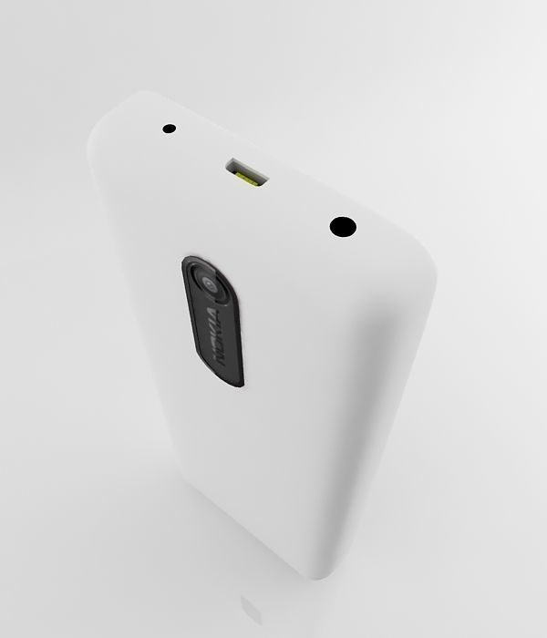 Nokia 108 Dual SIM White 3D model_8