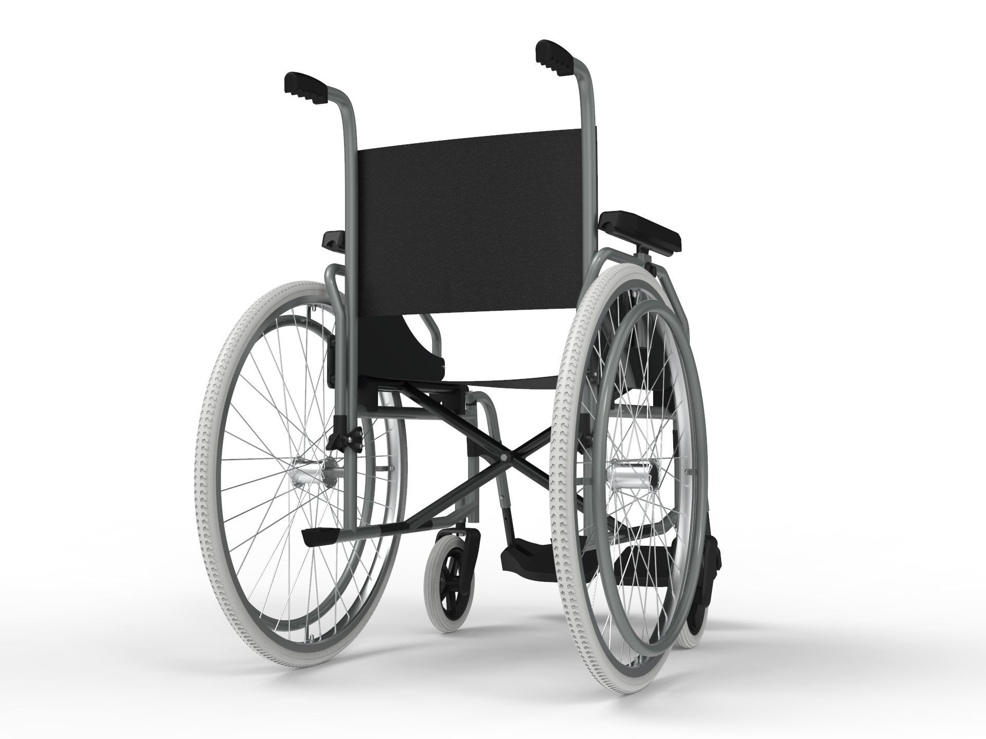 Wheelchair 3D model_17