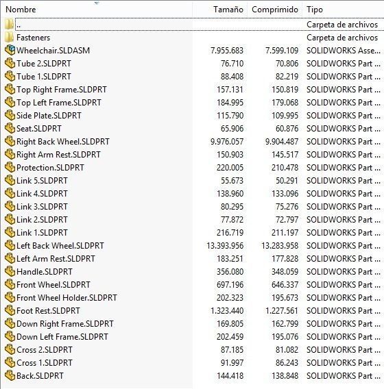 Wheelchair 3D model_19