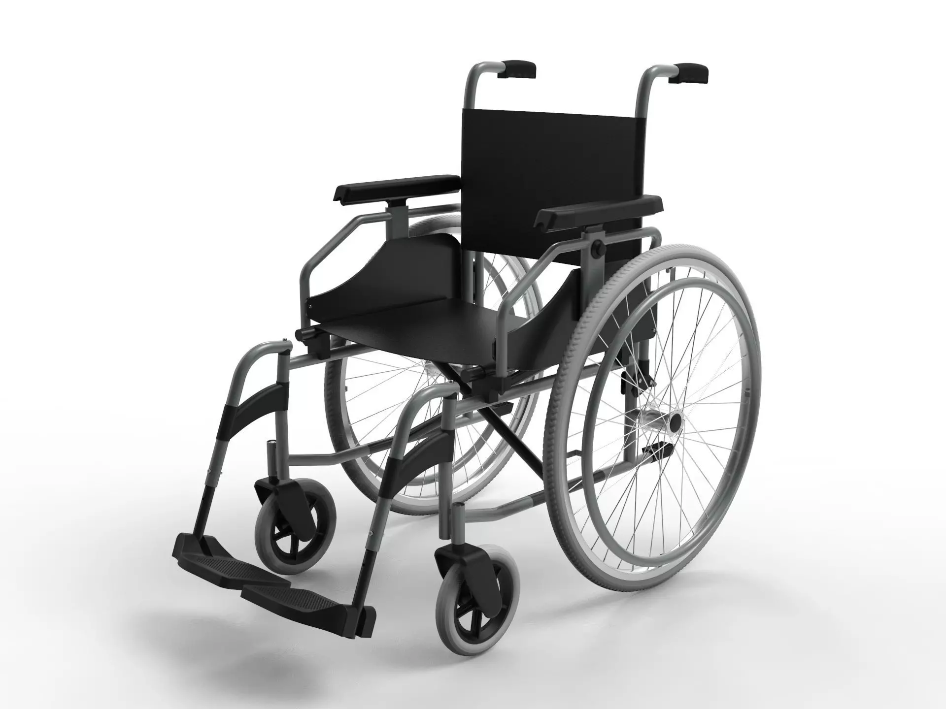 Wheelchair 3D model_0