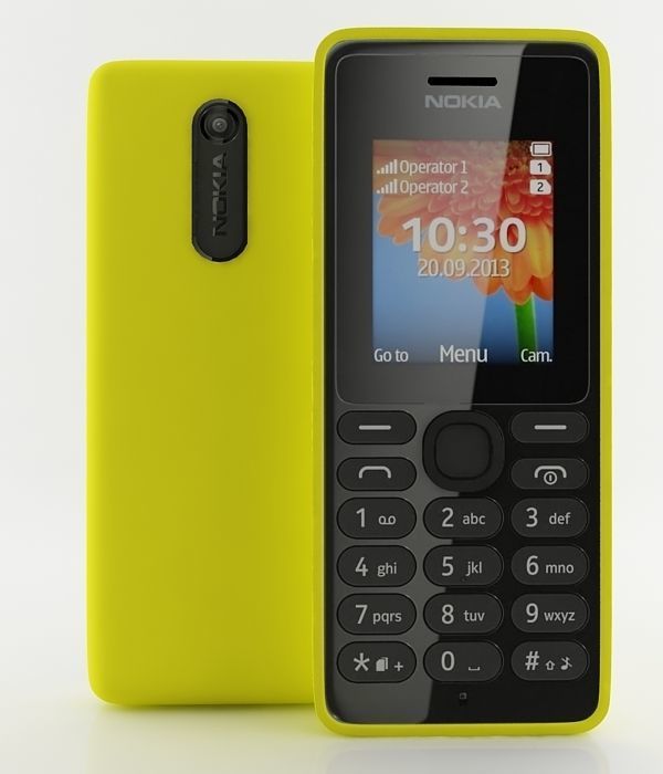 Nokia 108 Dual SIM collection 3D model_2