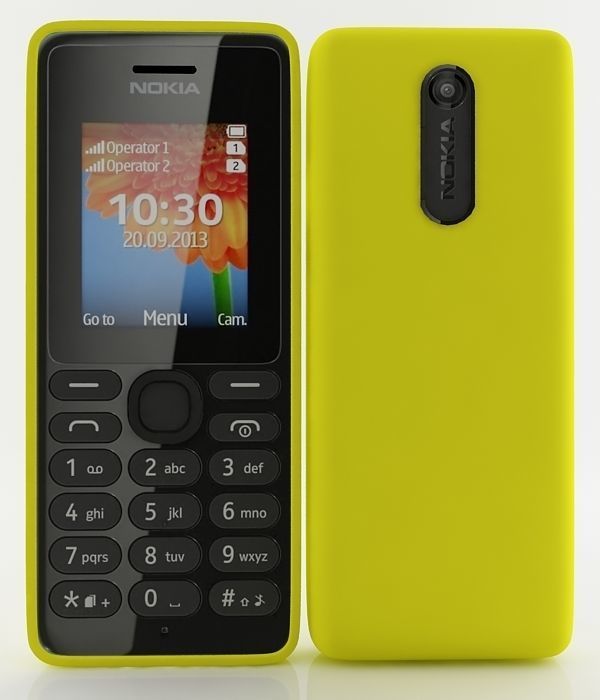 Nokia 108 Dual SIM collection 3D model_3