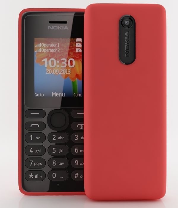 Nokia 108 Dual SIM collection 3D model_20