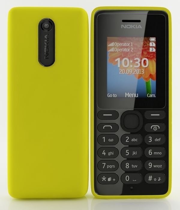 Nokia 108 Dual SIM collection 3D model_1