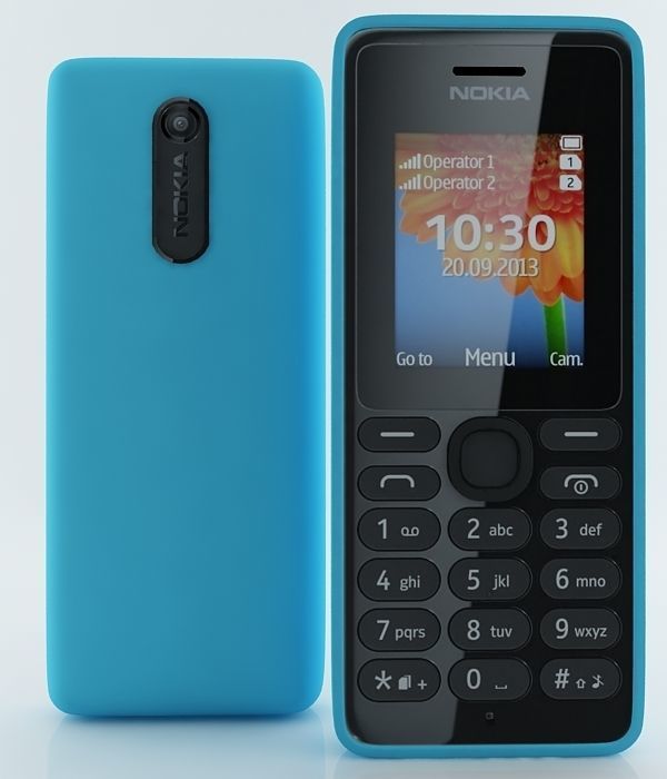 Nokia 108 Dual SIM collection 3D model_37