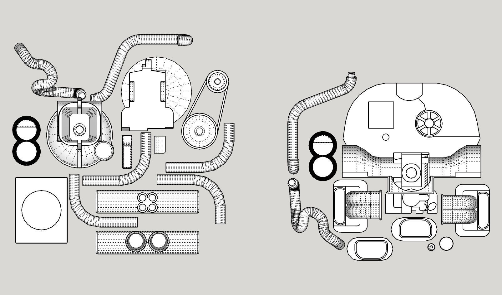 Printable VW engine 3D print model_10