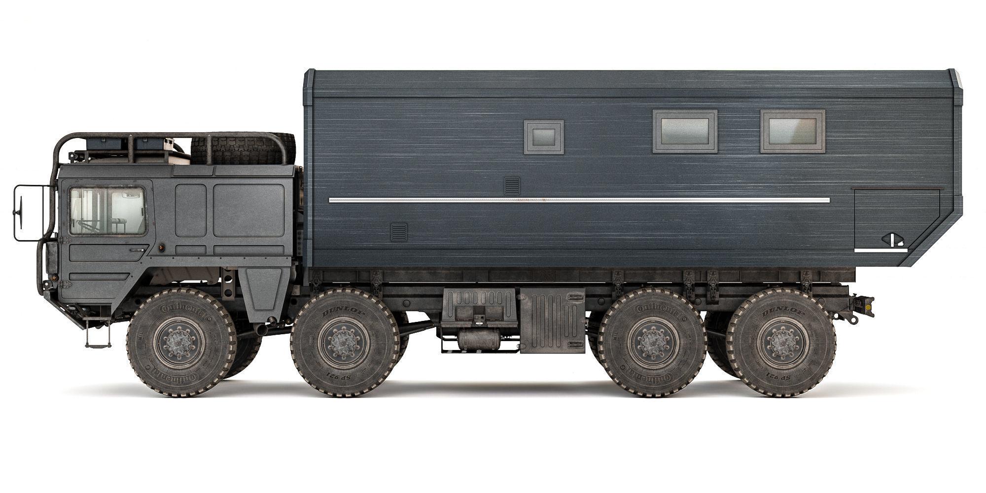 MAN KAT 8x8 3D model_5