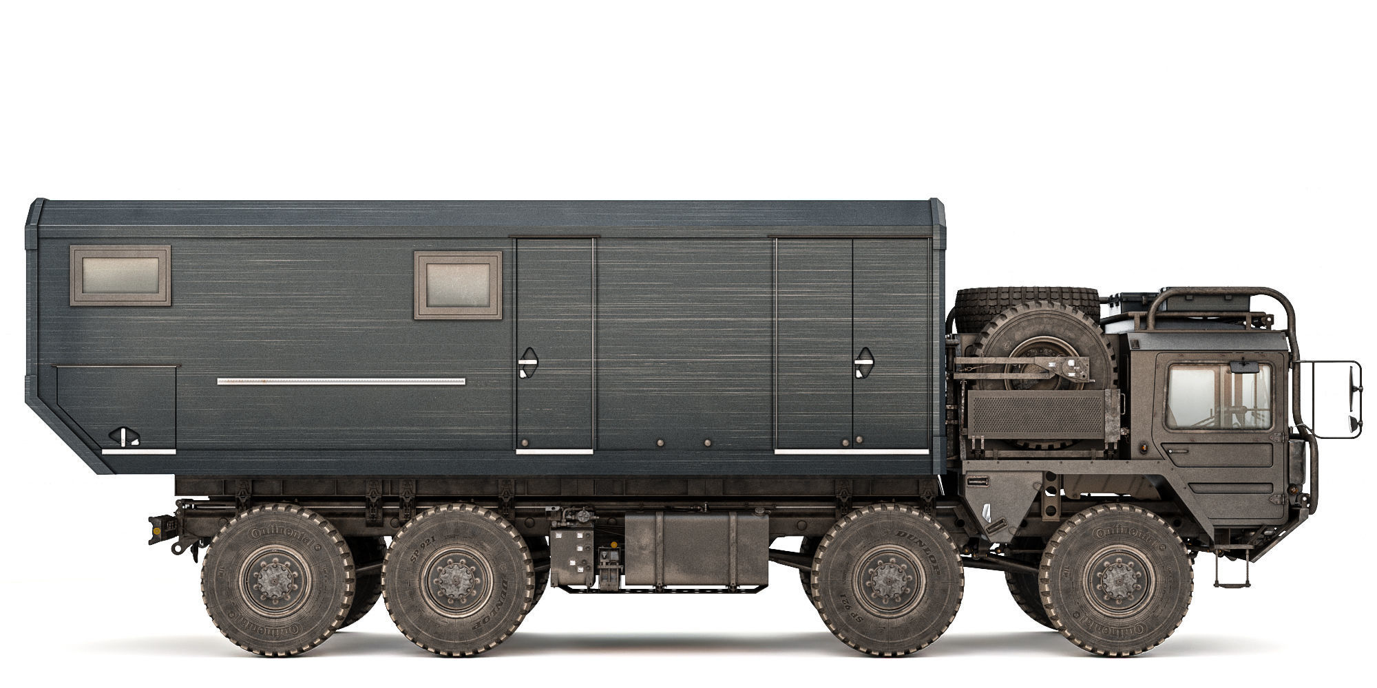 MAN KAT 8x8 3D model_4