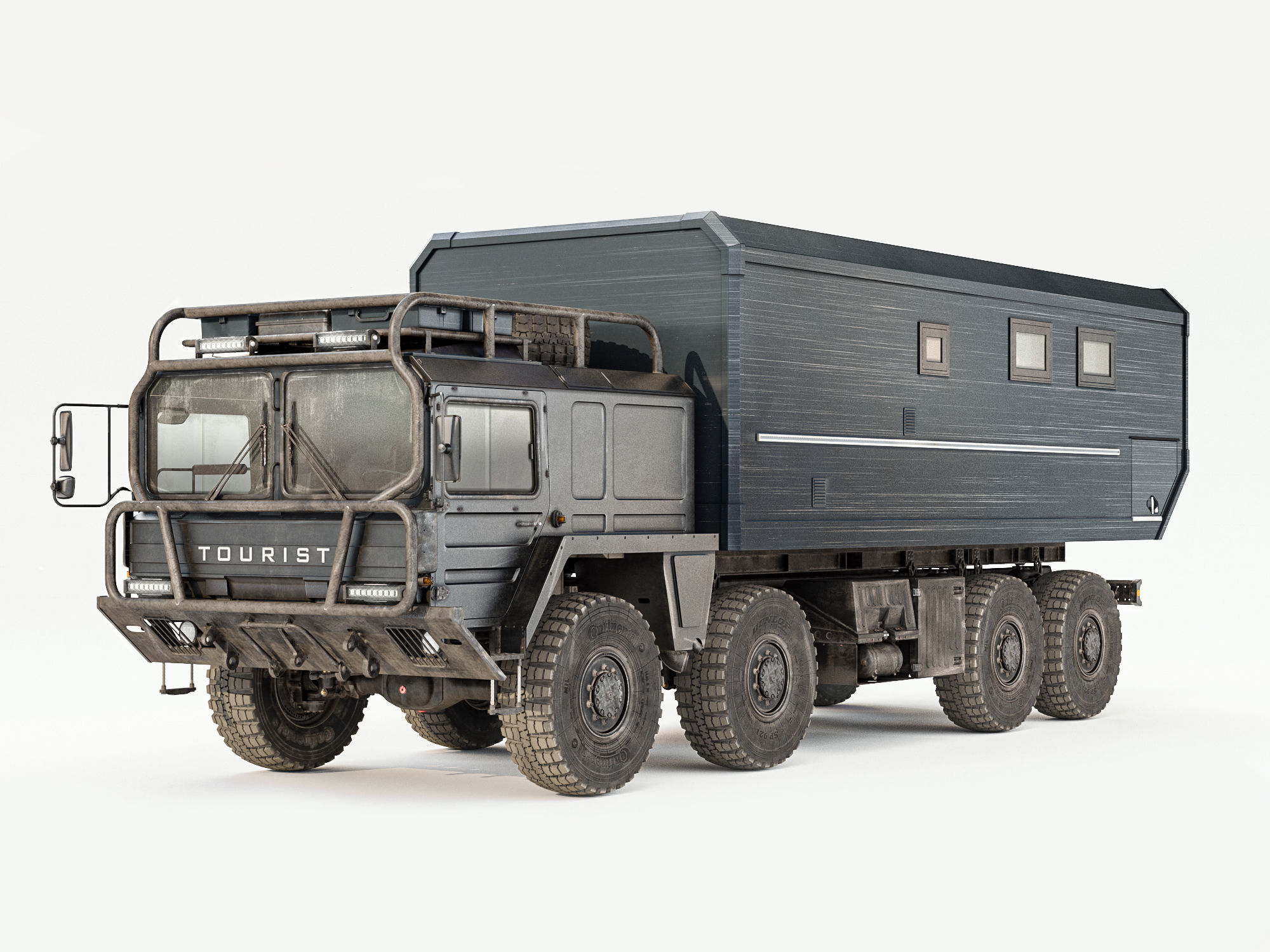 MAN KAT 8x8 3D model_1