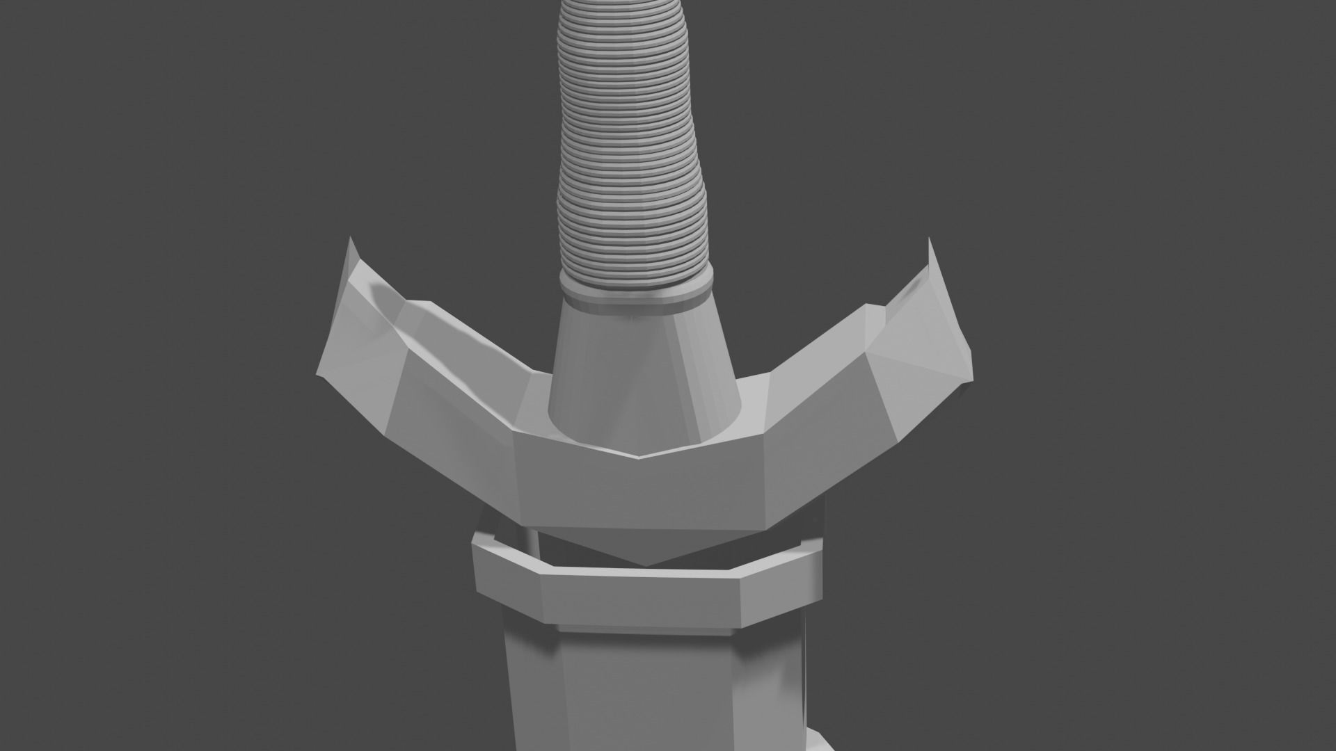 Cartoon Sword Free 3D model_4