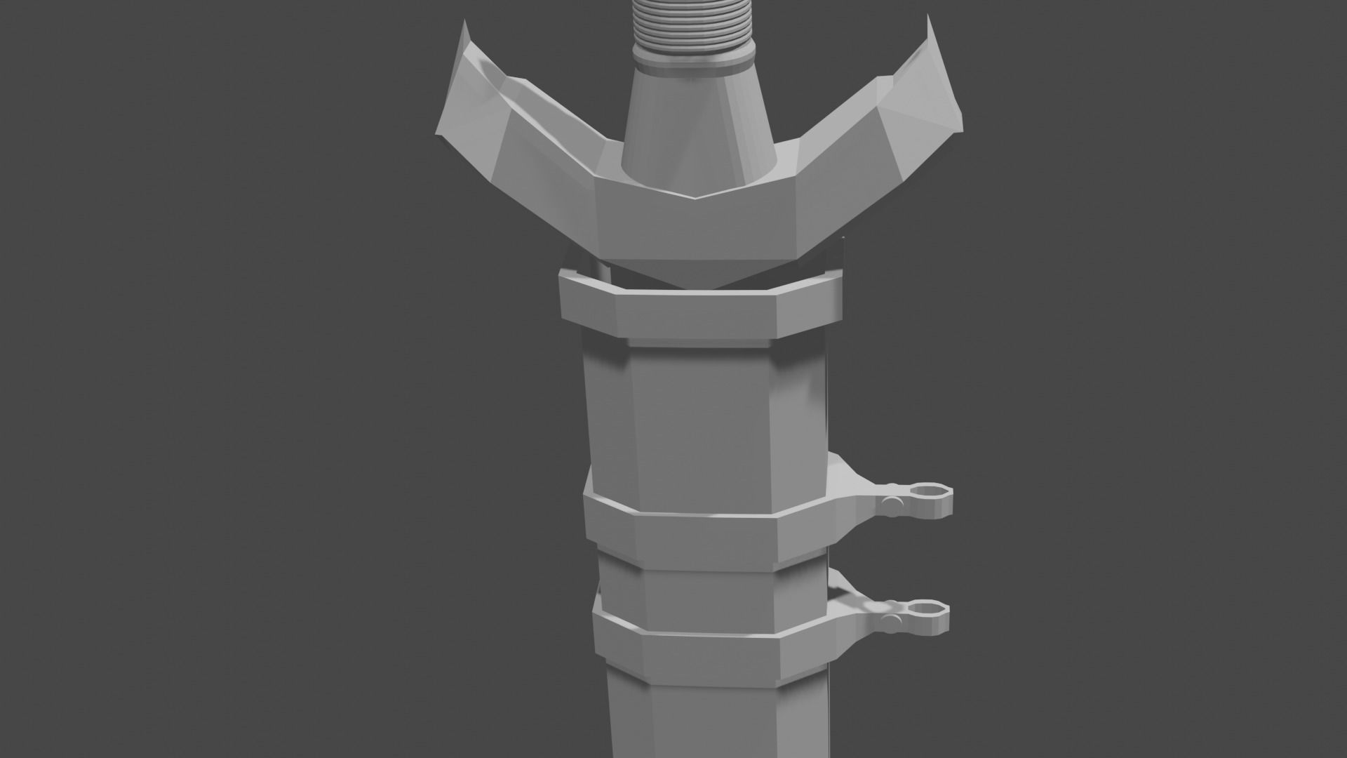 Cartoon Sword Free 3D model_5