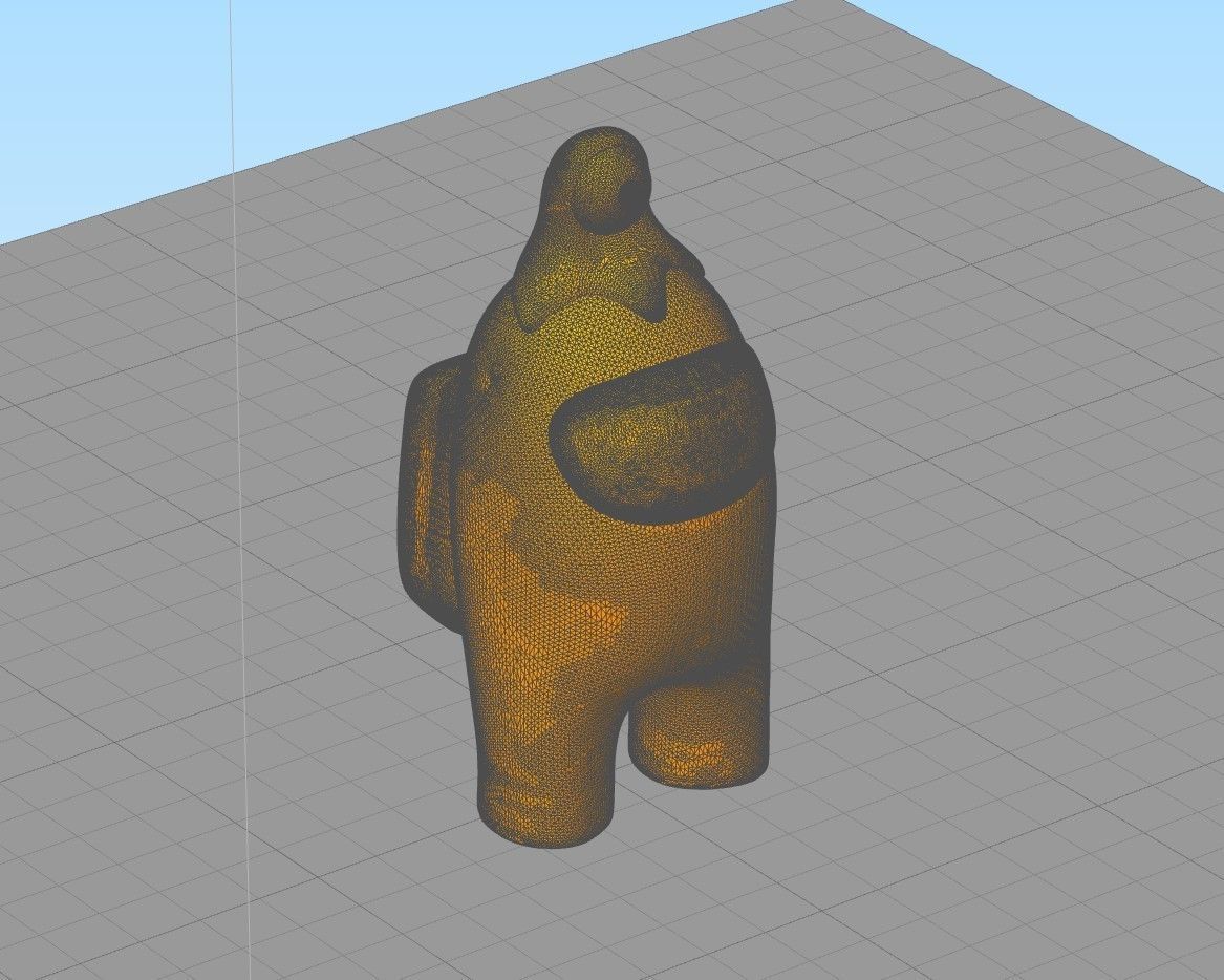 AMONG US Alien  3D print model_2