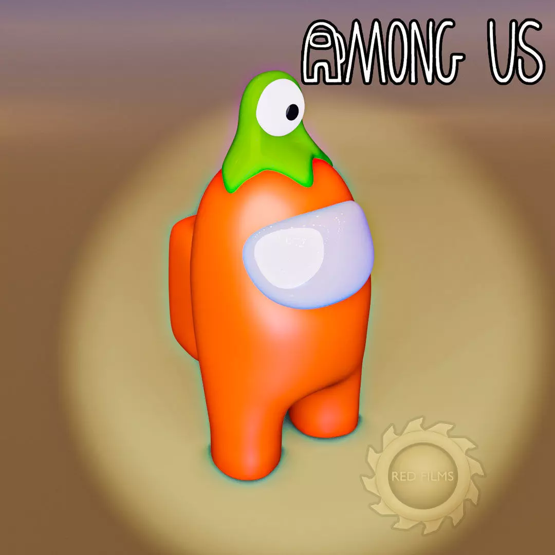 AMONG US Alien  3D print model_0