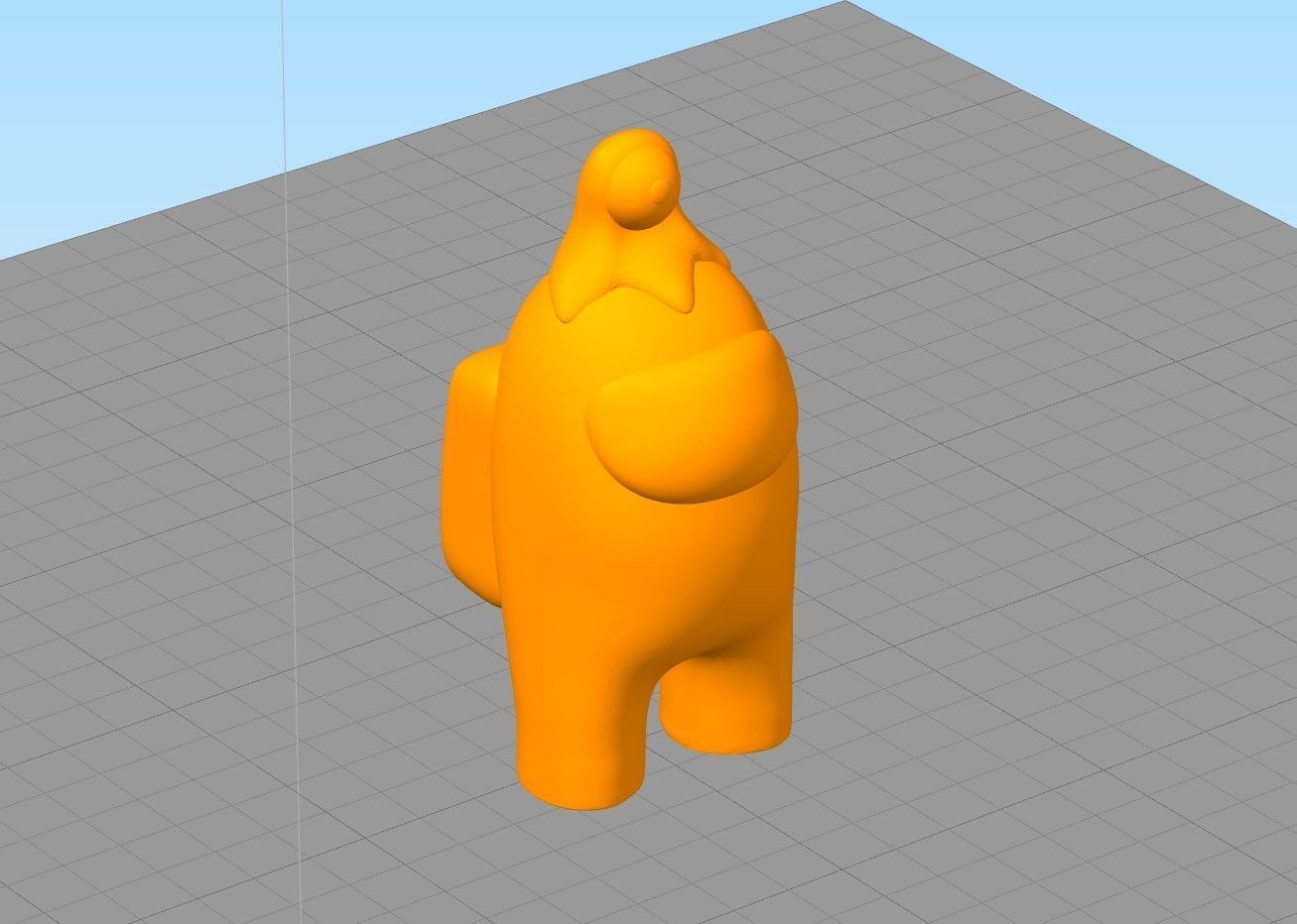 AMONG US Alien  3D print model_1
