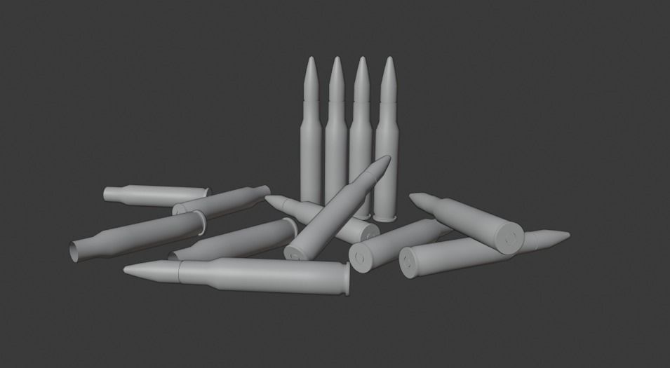 Ammo browning 3D model_6