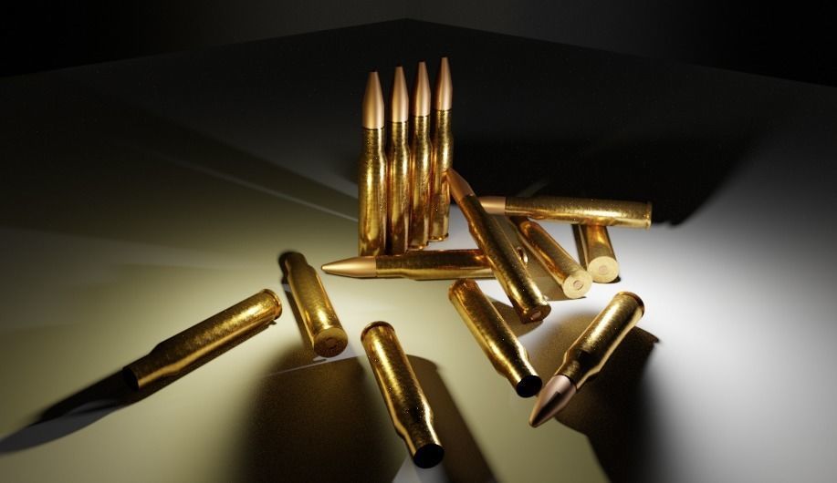 Ammo browning 3D model_4