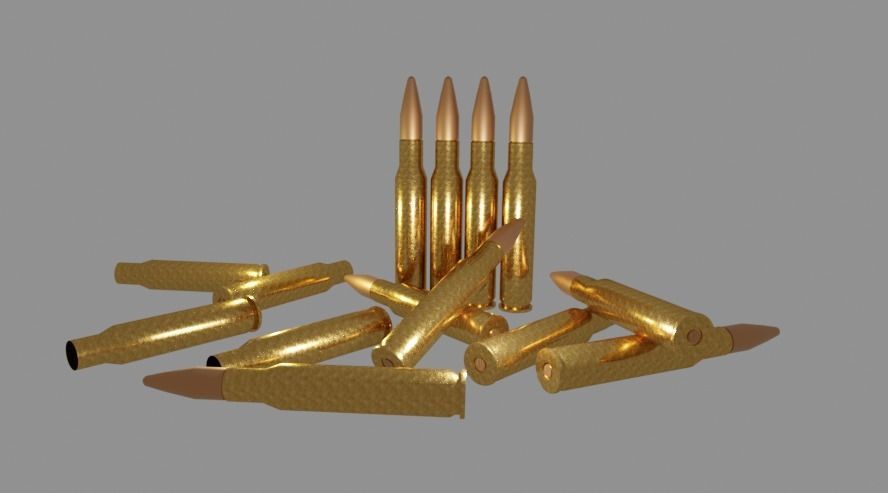 Ammo browning 3D model_5