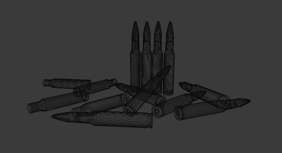 Ammo browning 3D model_7