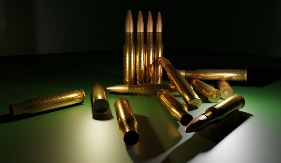Ammo browning 3D model_2