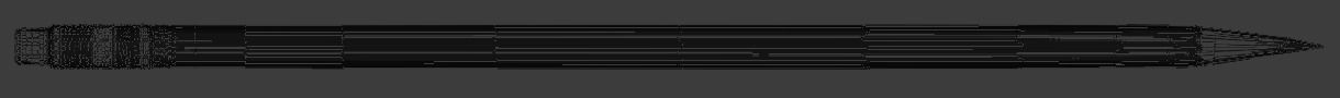 Generic HB Pencil 3D model_6