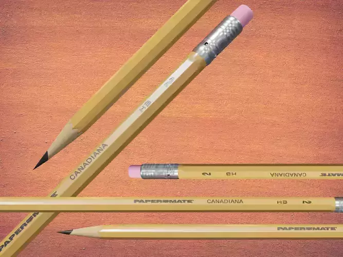 Generic HB Pencil 3D model