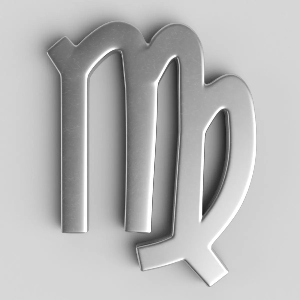 Virgo Sign 3D model_0