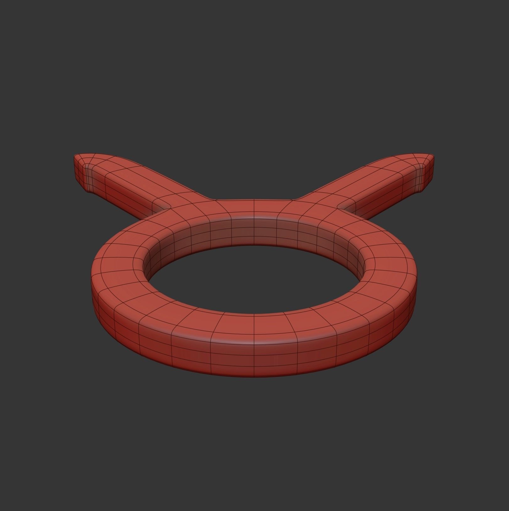 Taurus Sign 3D model_5