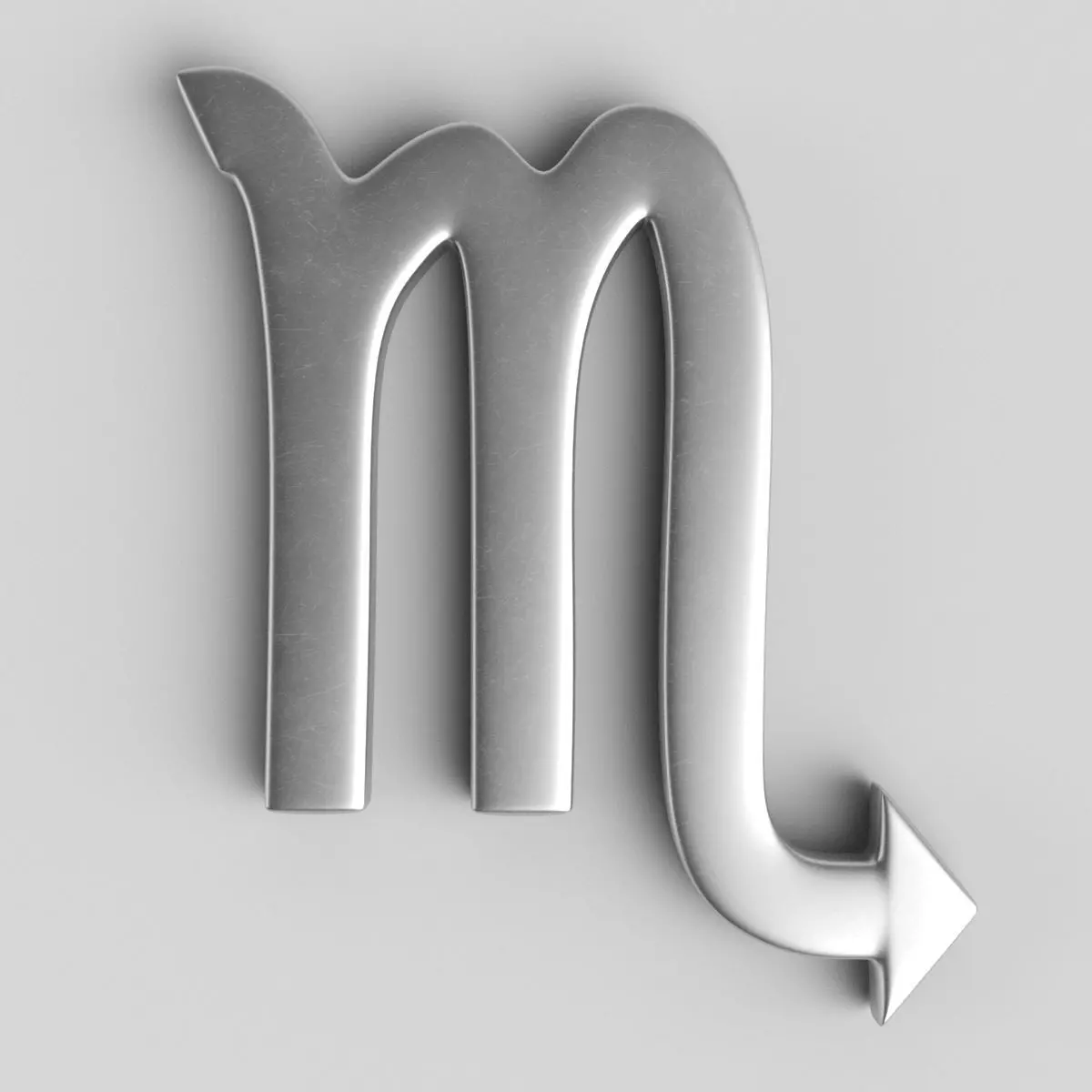 Scorpio Sign 3D model_0