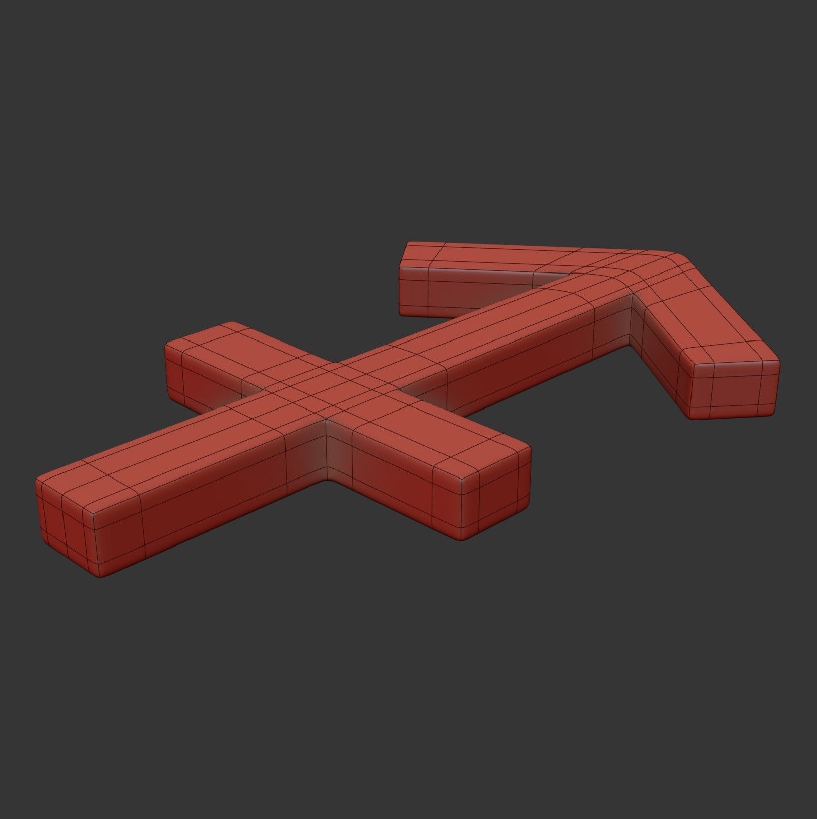 Sagittarius Sign 3D model_5