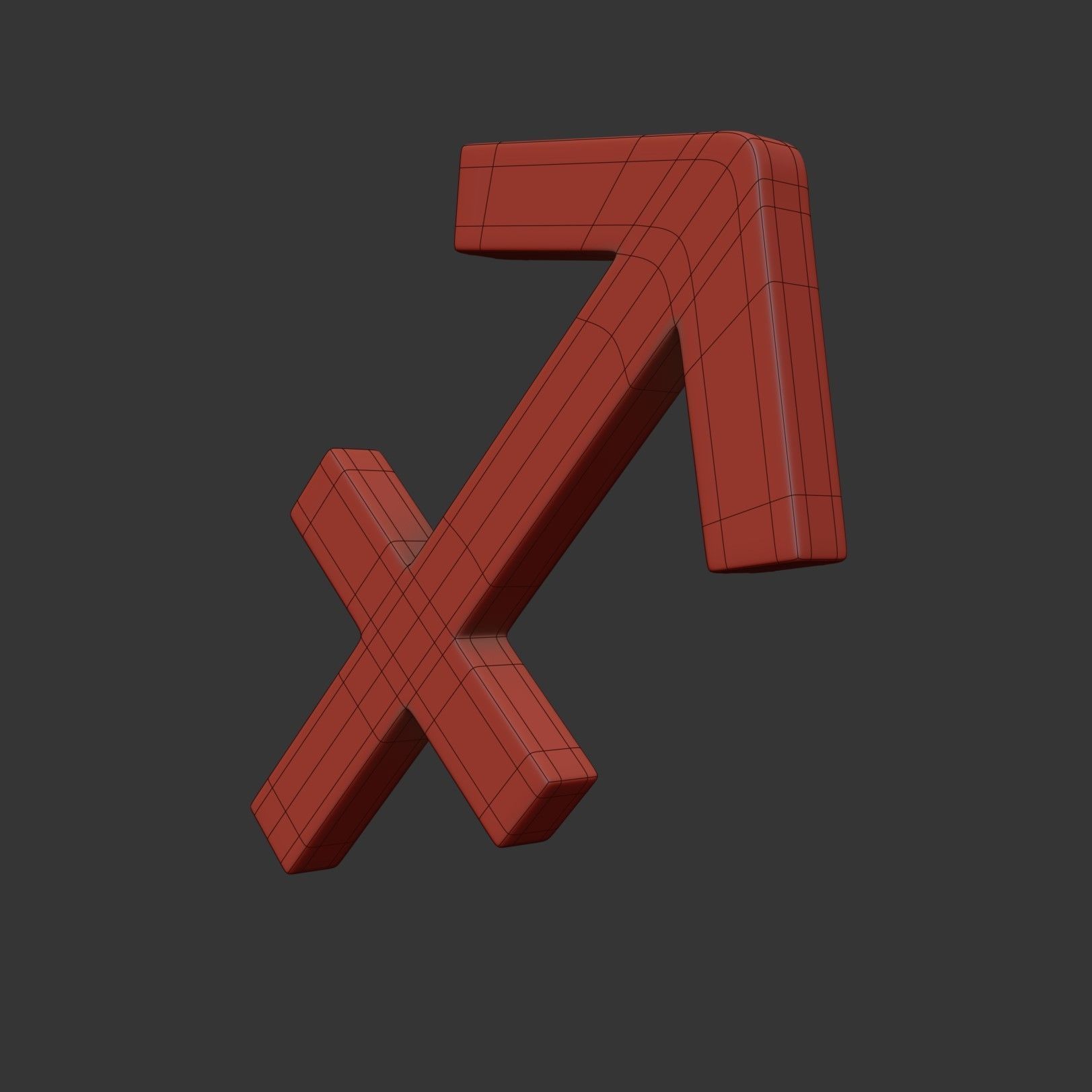 Sagittarius Sign 3D model_6