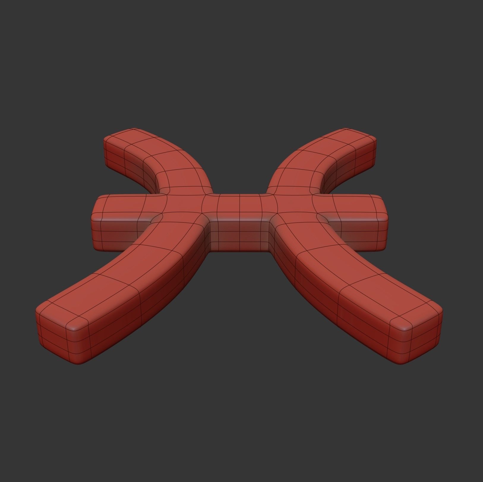 Pisces Sign 3D model_5