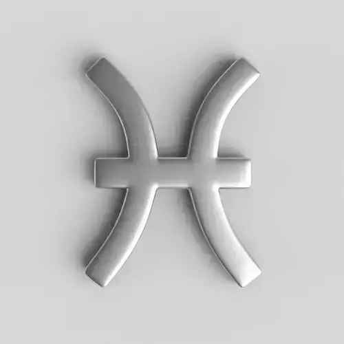 Pisces Sign 3D model